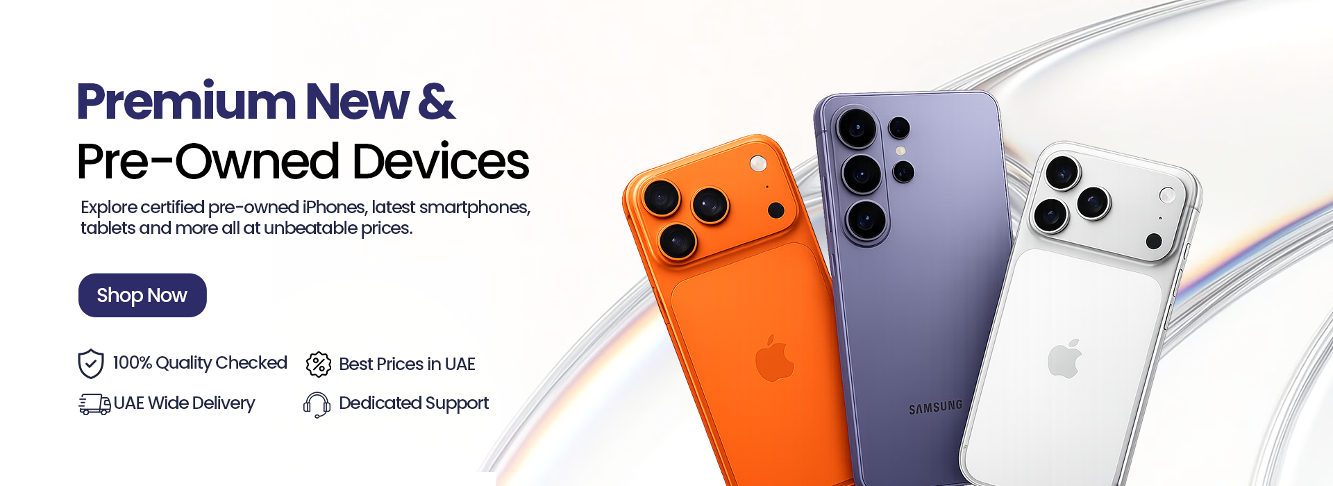Premium new and pre-owned devices